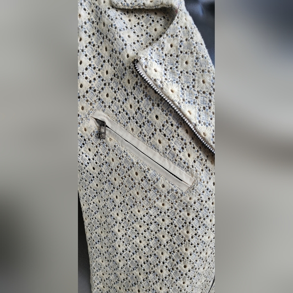 Anthropologie Eyelet Blazer - Picture 7 of 9